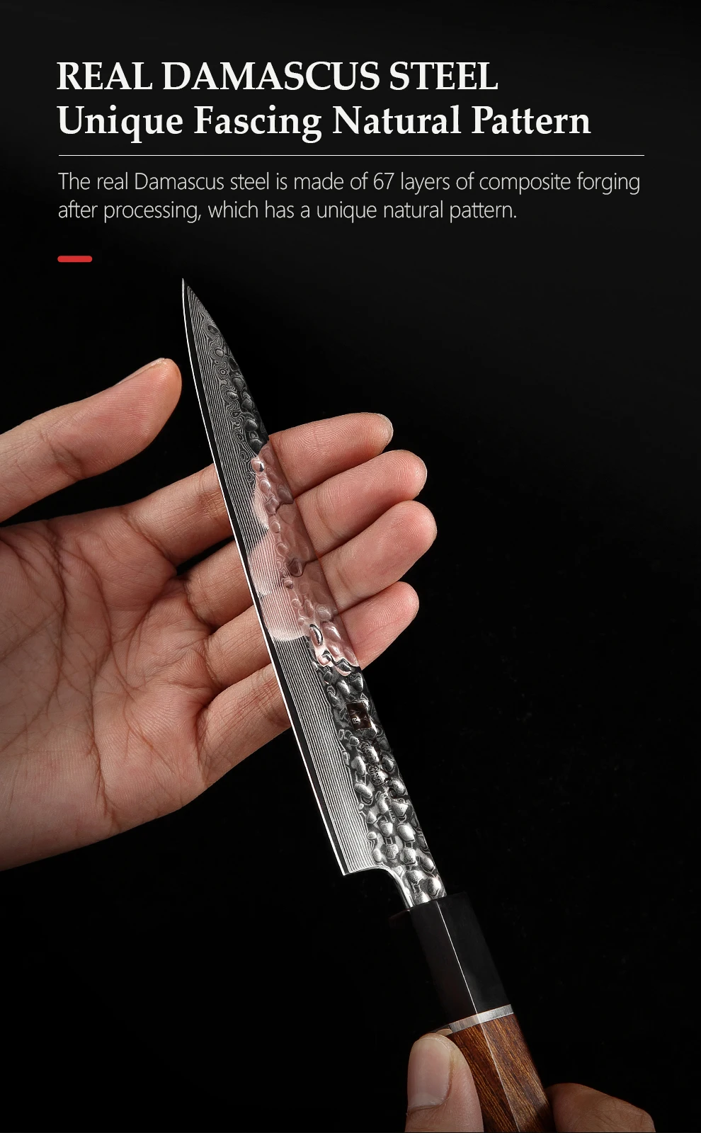 xinzuo polegada knife faca de serviço público camadas japonês damasco faca de cozinha de aço afiada facas com punho de madeira de ferro