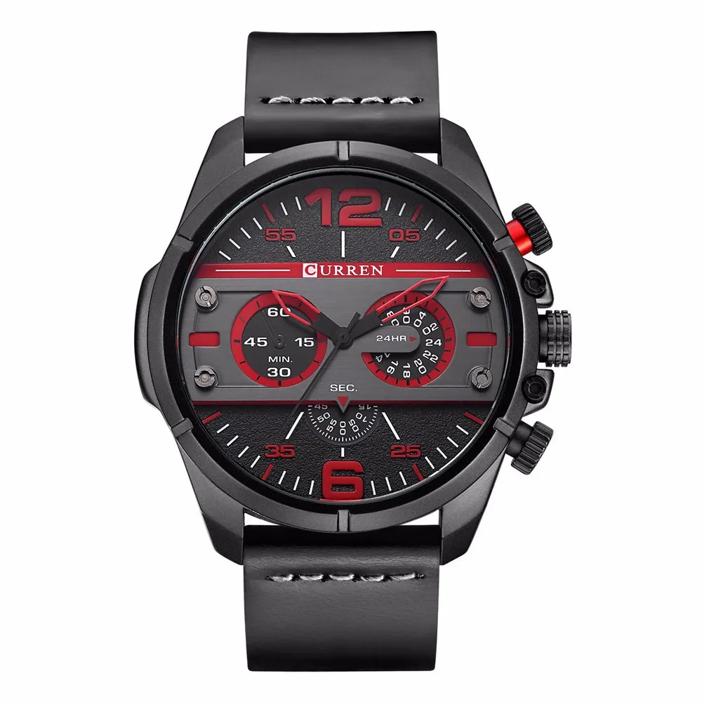 

Curren/Karui En 8259 Men Sports Watch Large Dial Cool Fashion MEN'S Watch