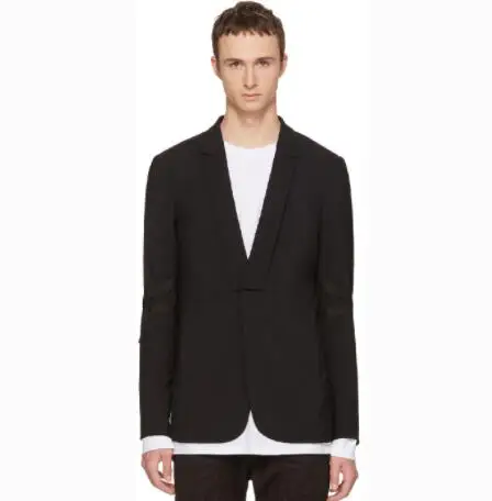 S-6XL! мужские костюмы простые и тонкие - Цвет: A single piece suit