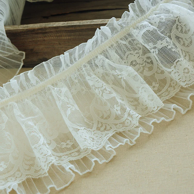 1M-New-High-Quality-Lace-Fabric-Mesh-Elastic-Lace-Collar-13cm-Ribbon-DIY-Sewing-Guipure-Craft (3)