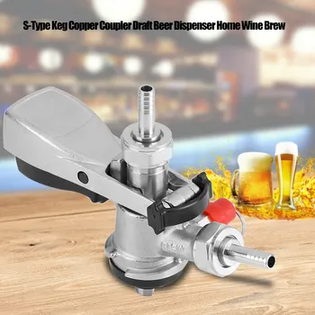 

Beer Keg Coupler Dispenser For Home Bar Brew System Pressure Relief Beer Brewing Equipment Tool Eco Friendly Bar Accessory