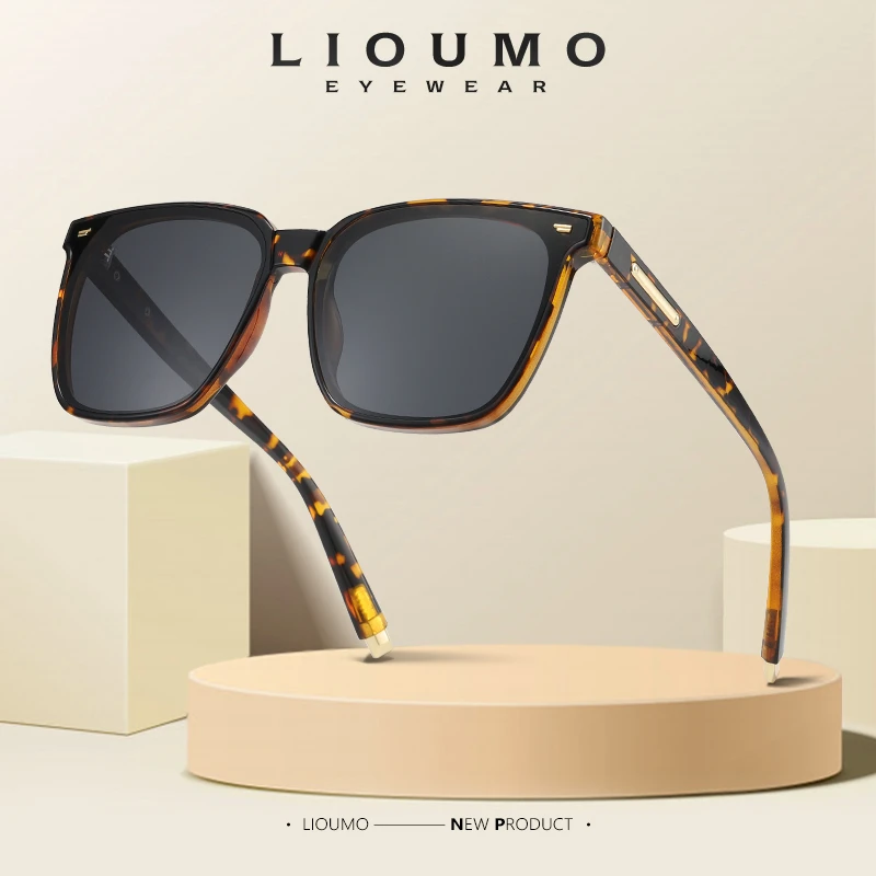 LIOUMO gafas de sol polarizadas para hombre y mujer, lentes de sol de gran  tamaño, con montura de leopardo, visión nocturna|Gafas de sol para mujer| -  AliExpress