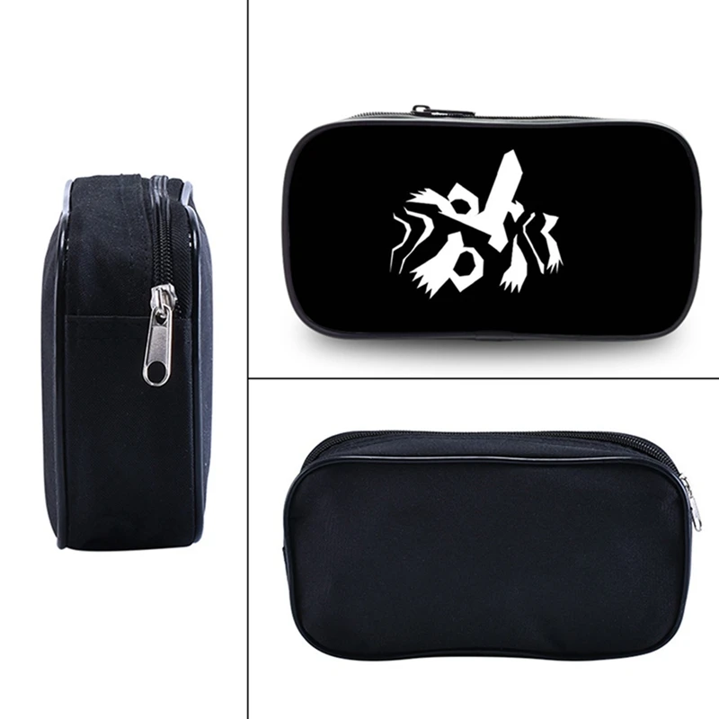 

Cartoon Print Pen Bag Anime Demon Slayer: Kimetsu No Yaiba Student Pencil Case Storage Bag Kids School Stationery Supplies