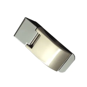 

Newly Wallet Slim Sided Stainless Steel Money Clip Card Credit Name Holder Wallets CLA88