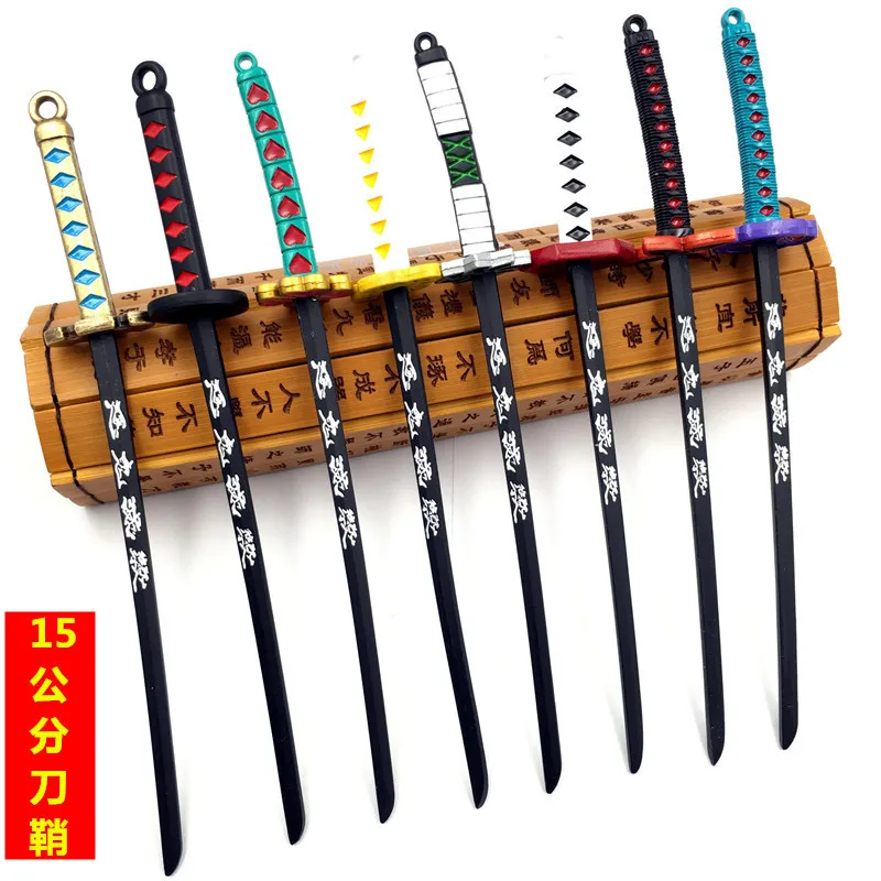 Брелок в виде меча Demon Slayer Kimetsu no Yaiba из мультфильма Kamado Tanjirou Blade of Ghost оружие