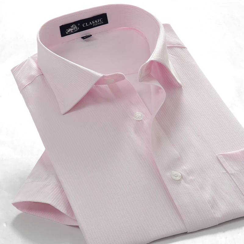 Большие размеры M до 5XL 6XL 7XL 8XL 9XL 10XL чисто белая рубашка с коротким рукавом летняя новая брендовая одежда мужская деловая Повседневная рубашка - Цвет: Y2002