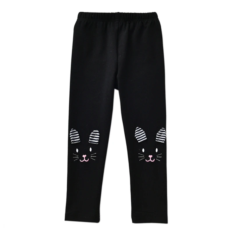 Осенне-зимние леггинсы для девочек; узкие брюки с рисунком; детские леггинсы с рисунком кота для девочек; детские брюки для маленьких девочек; От 2 до 7 лет - Цвет: JF1635B