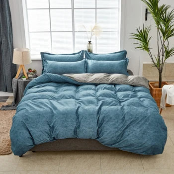 

Traditional printed bedding set with pillowcases for comforter queen double sizes polyester bed linens set duvet cover set