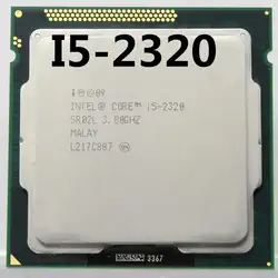 Процессор Intel Core i5 2320 i5-2320 3,0 ГГц/6 Мб сокет LGA 1155 процессор HD 2000 поддерживаемая память: DDR3-1066, DDR3-1333