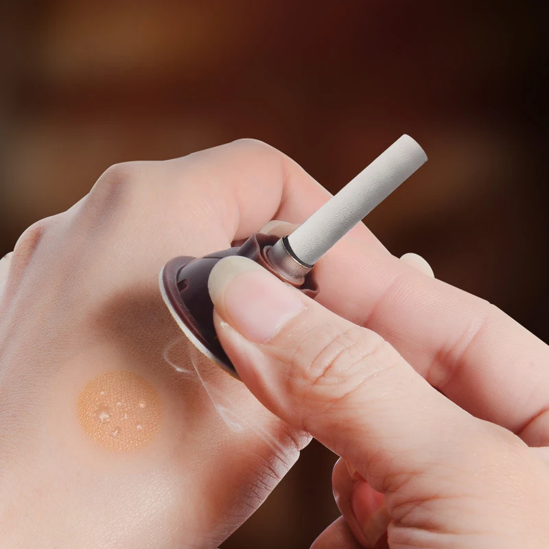 Moxibustion Tube Paste Moxa Self-stick Mugwort Candle Therapy Heating Acupunture Meridian Massage Warm Body Massager 50Pcs