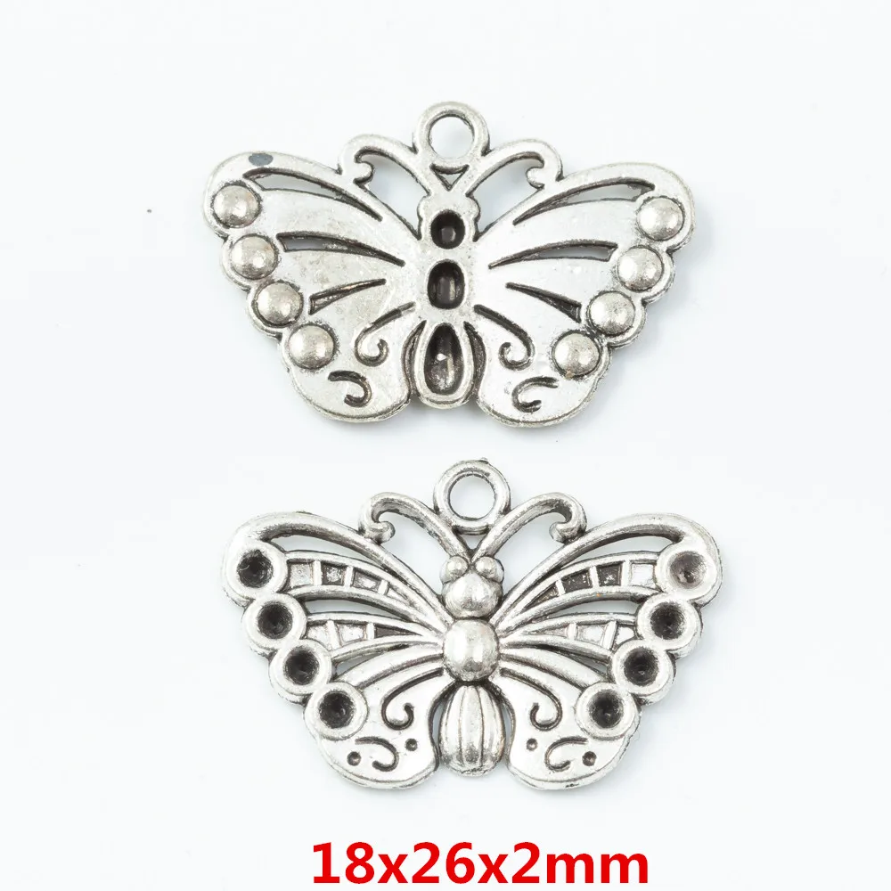 

35 шт., подвеска в виде бабочки из цинкового сплава