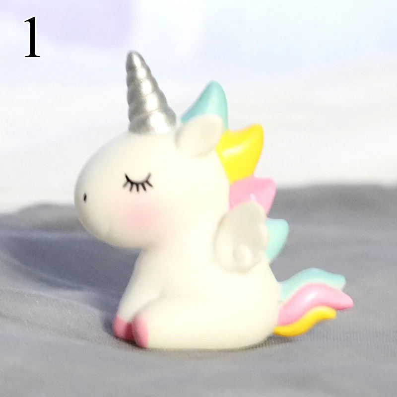 unicorn 1 1 шт./компл. радуги и облака, торт фигурки жениха и невесты; Уникальные для кексов Свадебные украшения для вечеринки, дня рождения День рождения Свадебный Поставки - Цвет: unicorn 1