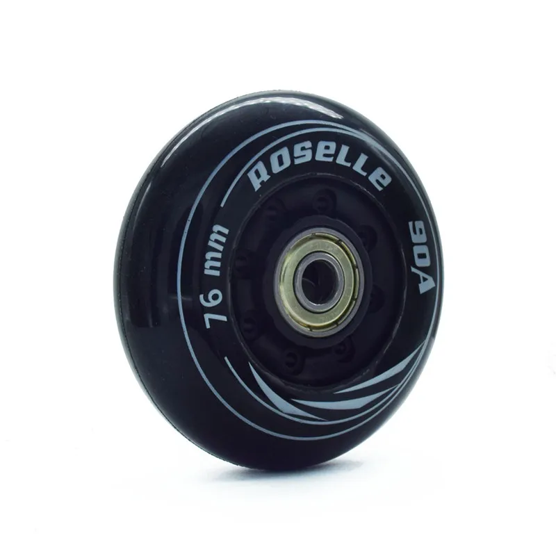 

Роликовые коньки ROSELLE 90A, 8 шт., цвет белый, черный, 72, 76, 80 мм, 8 мм