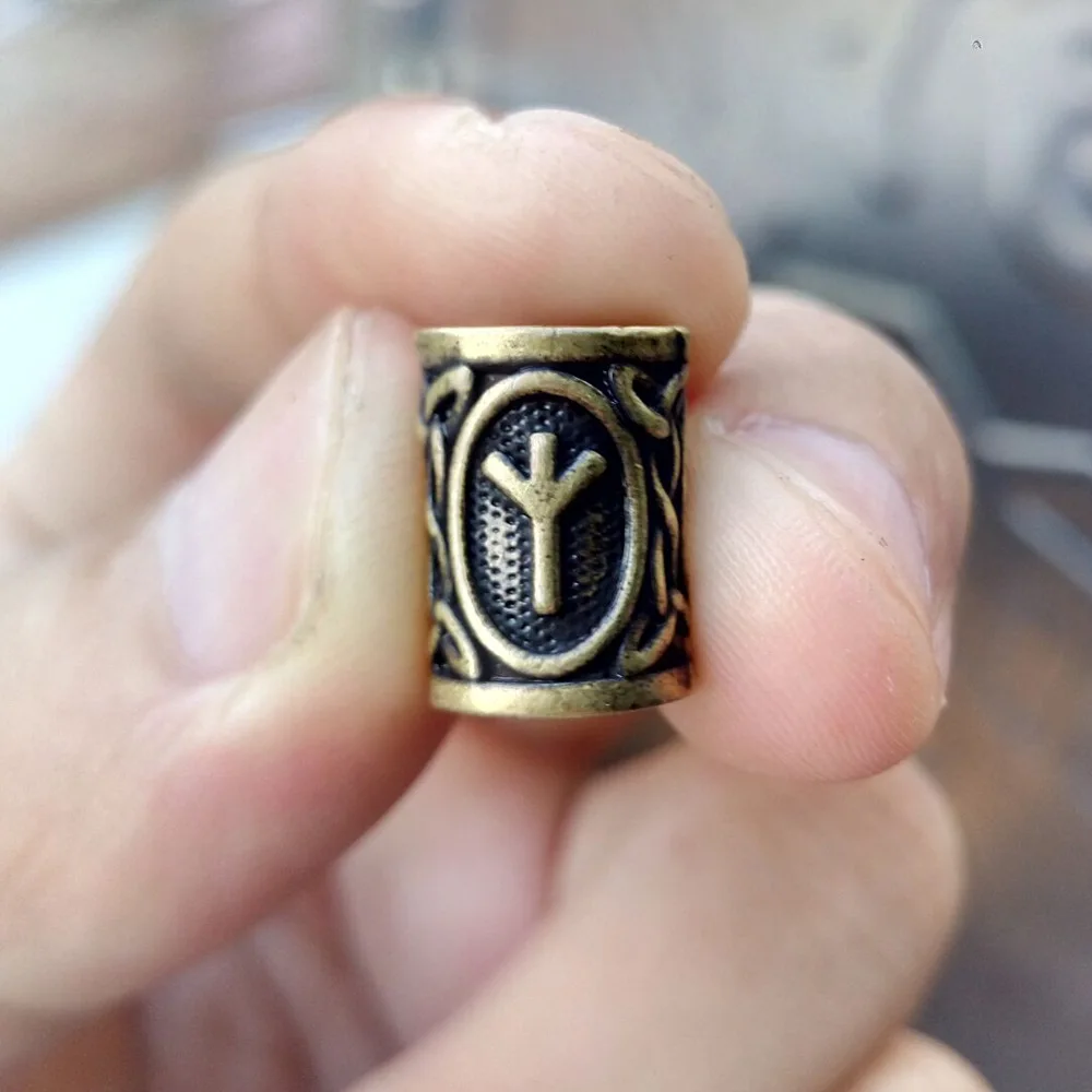 Lunavin Viking Rune DIY бусины для бороды изготовления ювелирных украшений аксессуары