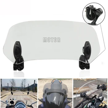 

Motorcycle Windshield Extension Spoiler Windscreen Air Deflector For KAWASAKI Ninja 300 250 1000 400R 500R 650 H2R BMW R nineT