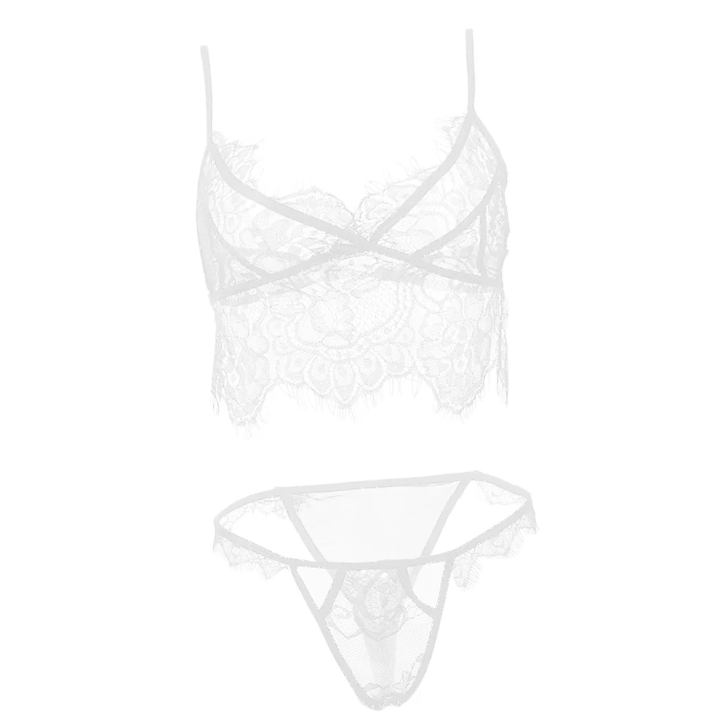 Sexy Lingerie Set for Women Floral Lace Babydoll Bodysuit Sexy Bra and Panty Lingerie Sets Sleepwear Nightwear Size M to 3XL