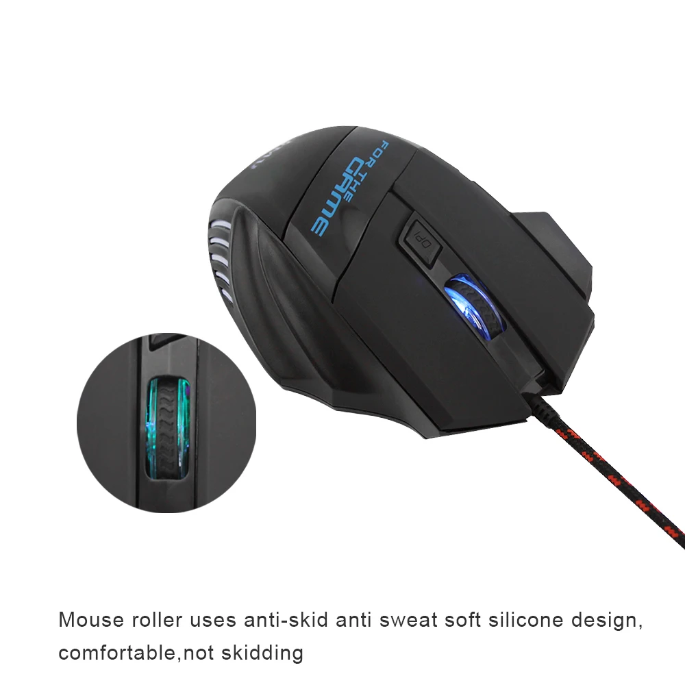 CHYI RGB игровая мышь для компьютера геймера оптический Usb кабель Проводная PC игровая мышь 6 кнопок 1600 dpi эргономичные компьютерные мыши с подсветкой для ноутбука