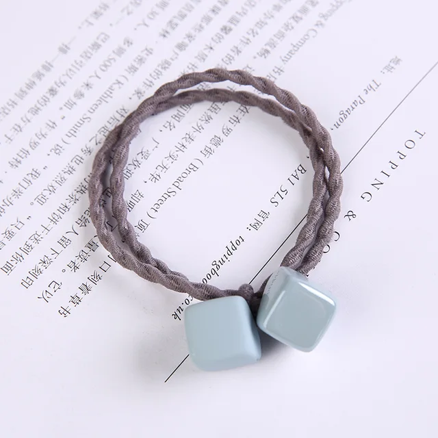 Ruoshui Heart Scrunchies For Woman Girls Hair Ties Sweet Lovely Hair Accessories Elastic Hairband Ornament Hair Gum Girl Holders style 5