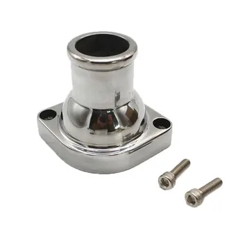 

For Ls Polished Aluminum Straight Up Water Neck Metal Thermostat Housing for Ls1 Ls2 Ls7 Polished Hose-Straight 1 Set