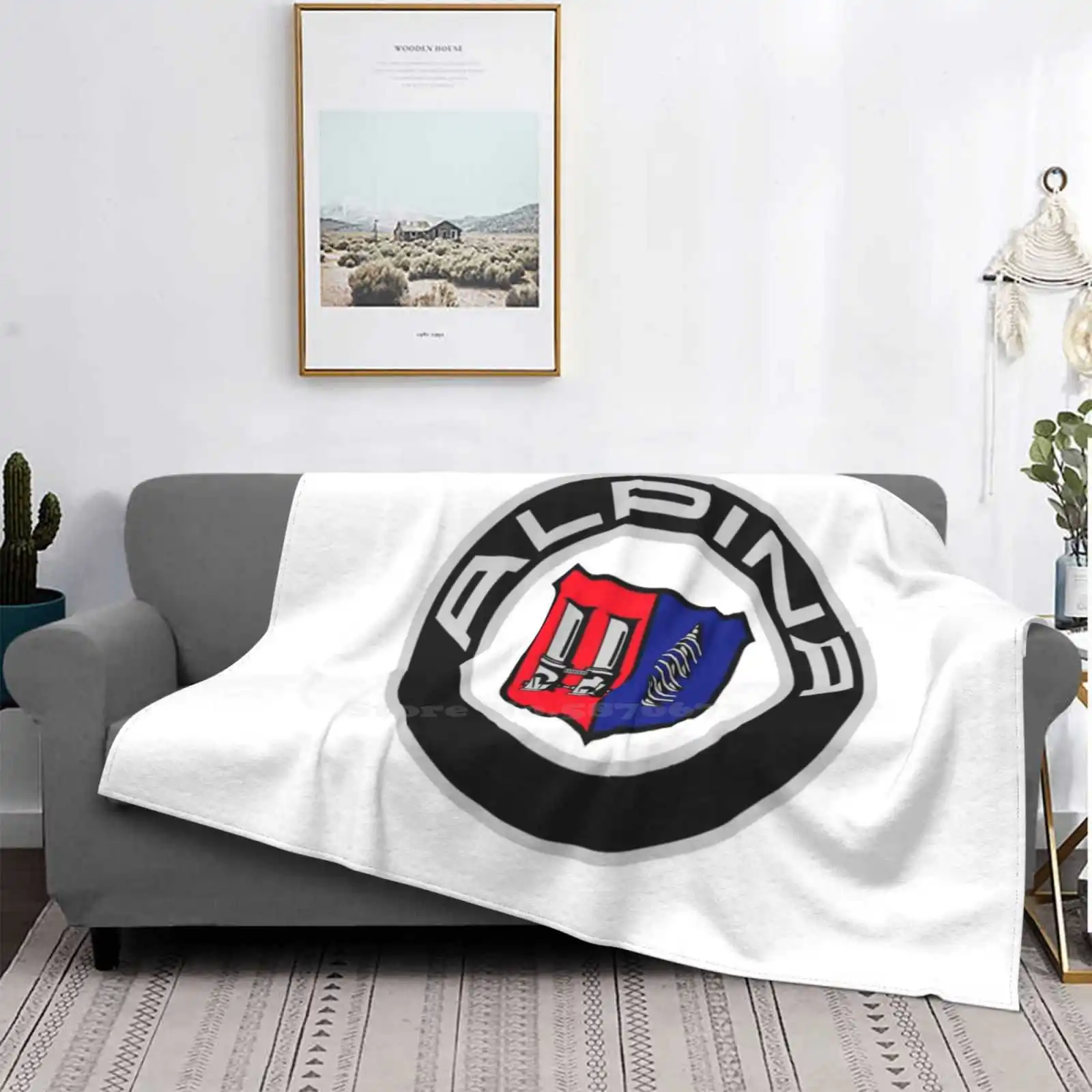 

Alpina-Classic Car Logos Creative Design Light Thin Soft Flannel Blanket Alpina Classic Cars Logo Germany