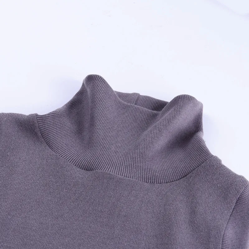 turtleneck midi dress12