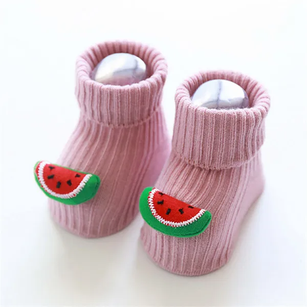 С рисунком из мультфильма одежда для малышей мягкие детские носки противоскользящие носки для малышей; Домашние мягкие тапочки носки - Цвет: 10