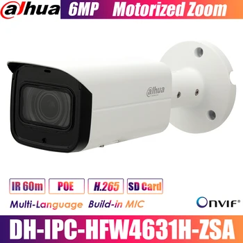 

Dahua IPC-HFW4631H-ZSA 6MP IP Camera Upgrade from IPC-HFW4431R-Z Build In MiC Camera Image Sero SD Card Slot 5X Zoom PoE Camera