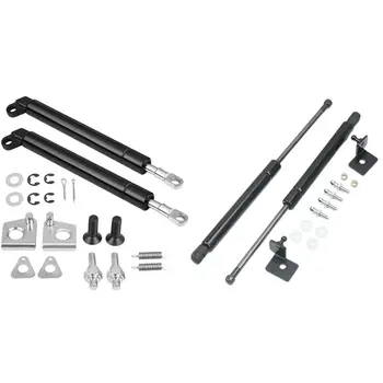 

2Pcs Rear Tailgate Lift Support Sturts Spring Dampers & 2Pcs Engine Hood Lift Support Shock Strut for Ford