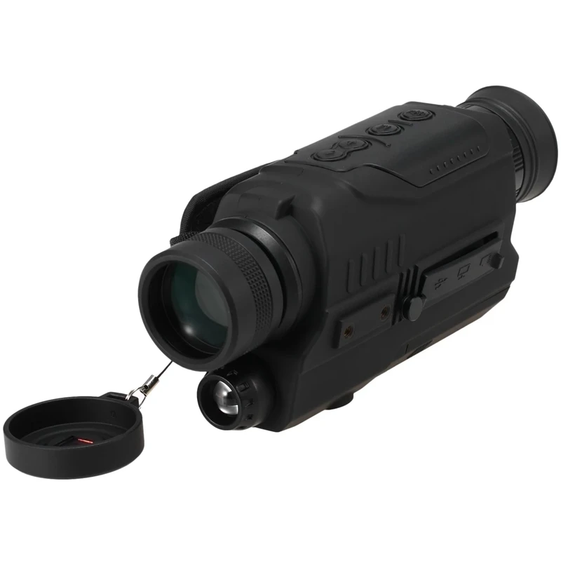 

Hot Night-Vision Monocular with 200M Full Dark Distance Camera Video Replay Menu Modes 8GB TF Card 2X Digital Zoom Water Resista