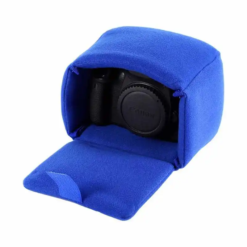 DSLR Camera Insert Bag partizione borsa imbottita velluto protezione antiurto custodia per obiettivo della fotocamera borsa morbida per Nikon per fotocamere Sony - immagine 3