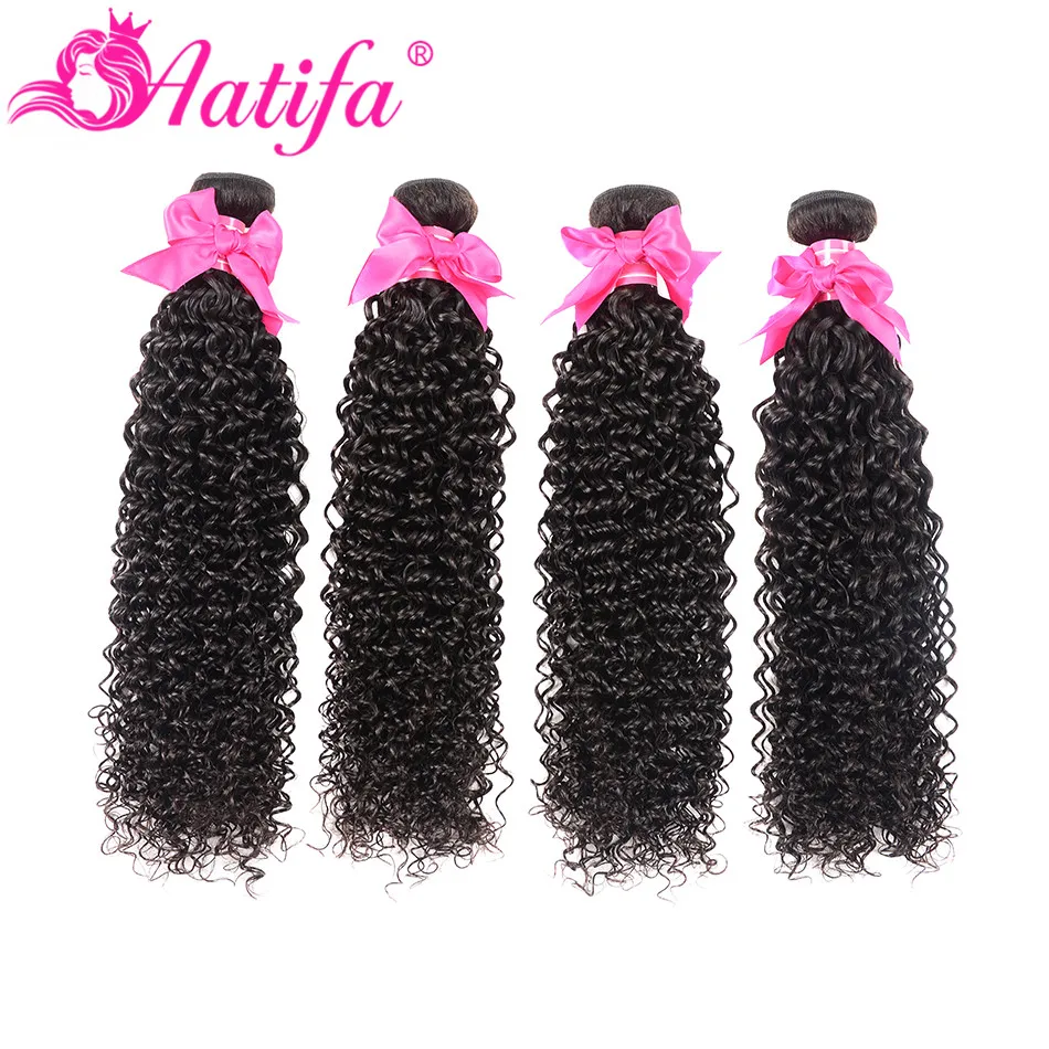 

Peruvian Kinky Curly Hair 1/3/4 Human Hair Bundles Remy Hair extensions 8-28 Inch Hair Bundles Natural Color Hair Weave Aatifa