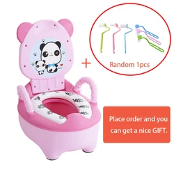 Vaso sanitário macio para crianças de 0 a 6 anos, pote de plástico fofo para bebês, meninos e meninas, treinamento de penico