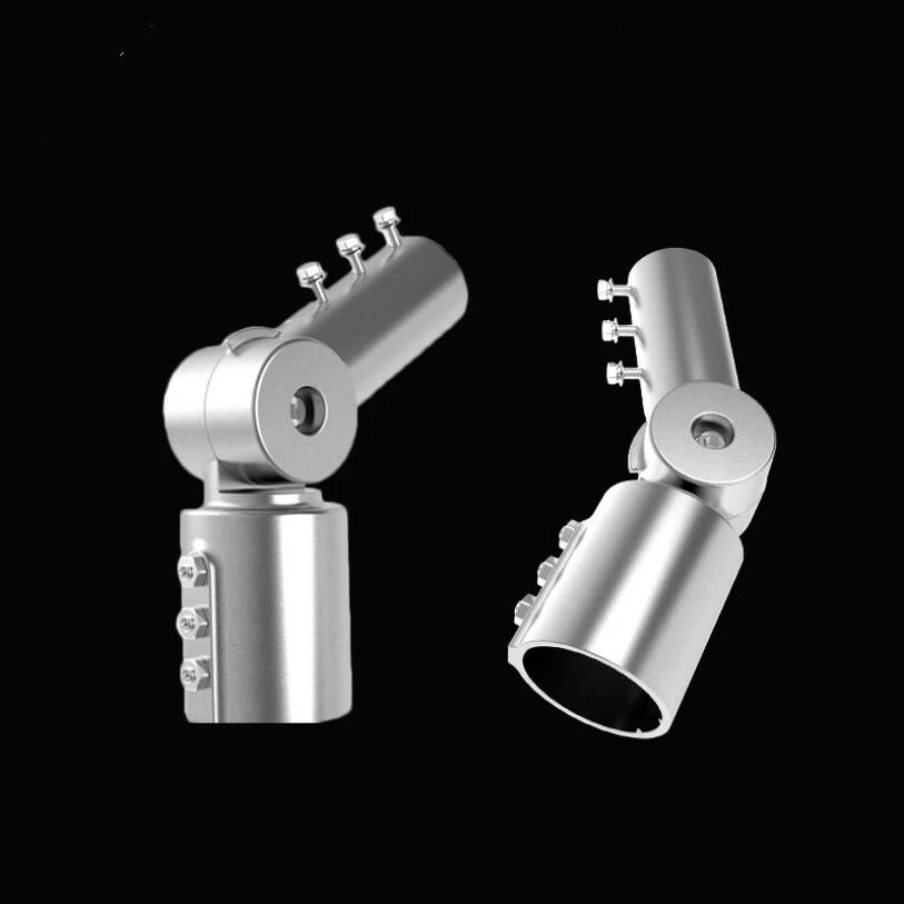 

Aluminium Street Lamp Connector joint 60mm Or 70mm 90-120 Degrees Of Adjustment Streetlight adapter