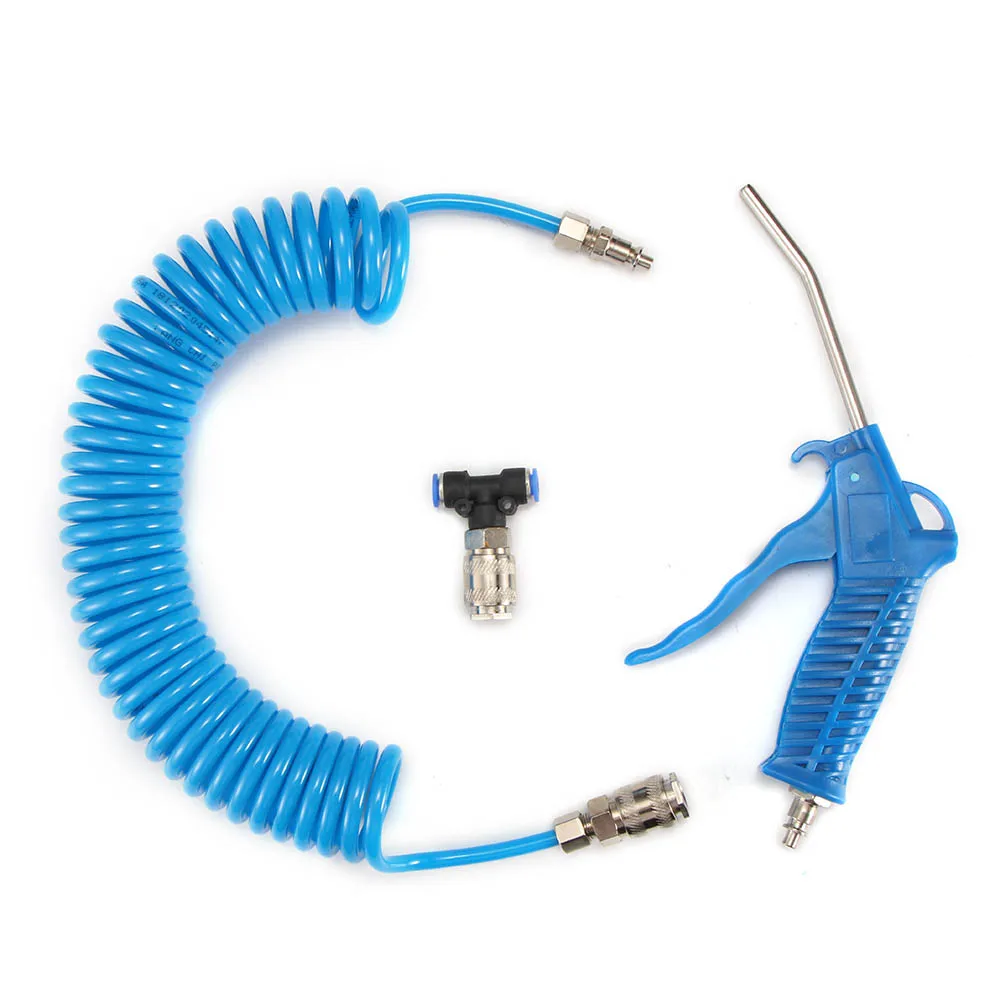 5m Air Duster Spray Gun Spray Gun Hose Truck Dust Blower Clean Nozzle Blow Spray Tool Kit For