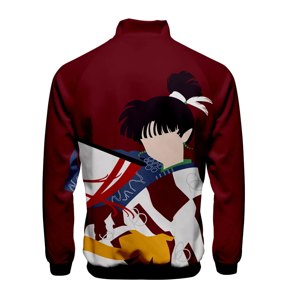 Inuyasha куртка Стильная приталенная ветровка приталенная на молнии модная трендовая Повседневная куртка ветровка
