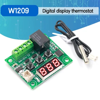 

W1209 DC 12V heat cool temp thermostat temperature control switch temperature controller thermometer thermo controller