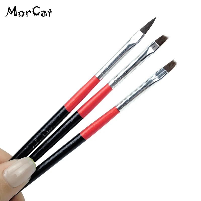 MorCat, 15 шт., кисти для ногтей, DIY дизайн ногтей, ручка с кисточкой, Раскрашивание, рисование, Веерная линия, строитель, цветочный дизайн, гель для ногтей, инструмент