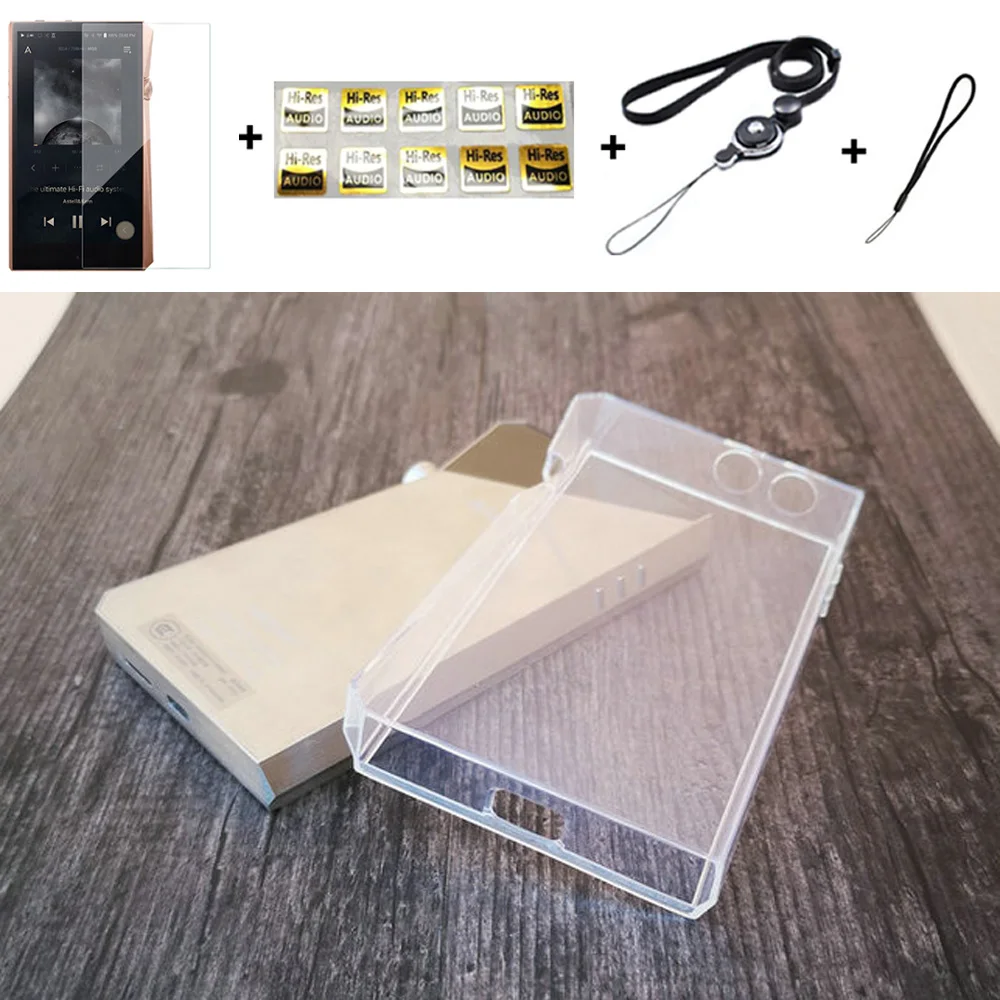 Clear Мягкий прозрачный чехол из ТПУ с прозрачным покрытием для Iriver Astell& Kern SP2000 с защитой переднего экрана из закаленного стекла - Цвет: Clear