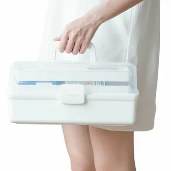 

Medicine Box First Aid Box Container Emergency Large Capacity Storage Organizer