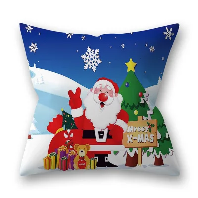 ZENGIA Рождественский фестиваль Санта-подушка с Санта Клаусом чехол Счастливого Рождества наволочка Frigg Рождественские декоративные Чехлы для подушек Рождество