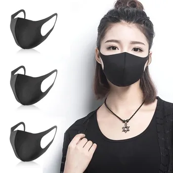 

Facemask Face Masks Air Pollution Filter Mask Anti Pollution Protection Fabric Dust Mouth Mascarillas Maska Bike Mask #5