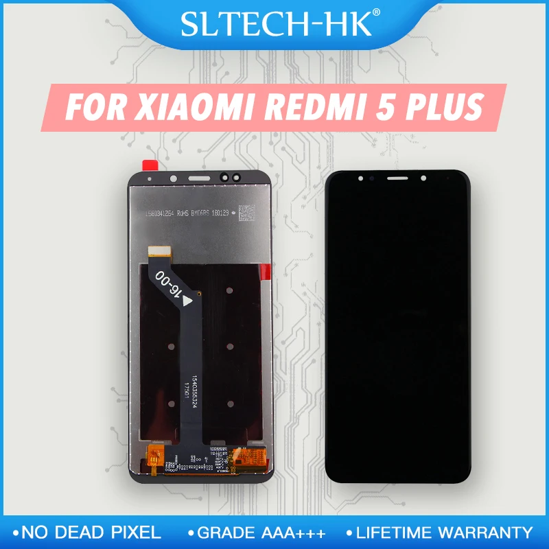 10 сенсорный Экран AAA +++ для Xiaomi Redmi 5 Plus ЖК дисплей с рамкой замена экрана экран