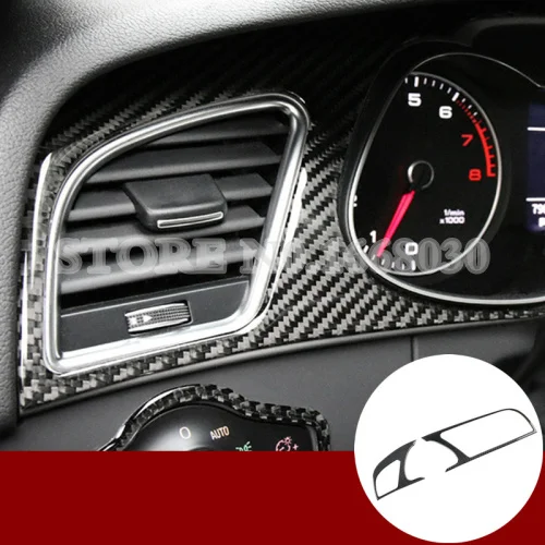 Консоль из углеродного волокна приборная панель литье крышка для Audi A5 S5 2008-2016 2 шт.