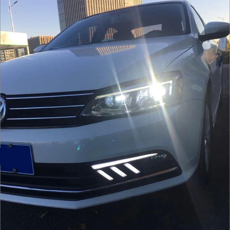 Налобный фонарь для Volkswagen Светодиодный прожектор Jetta Sagitar 2012 2017|Фара авто в сборе|