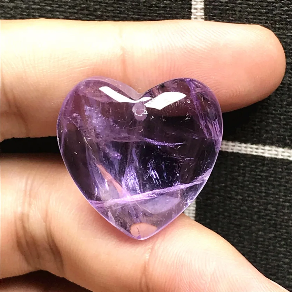 Heart Amethyst Pendant (110)