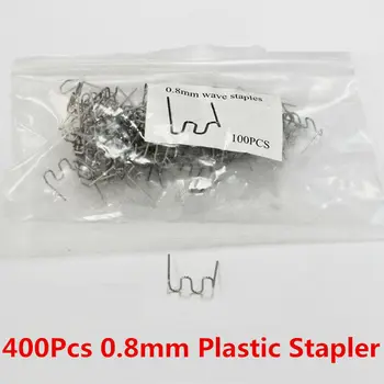 

Repair Hot Staples Wave Stainless steel Silver 400pcs For Car Bumper Flat Stapler