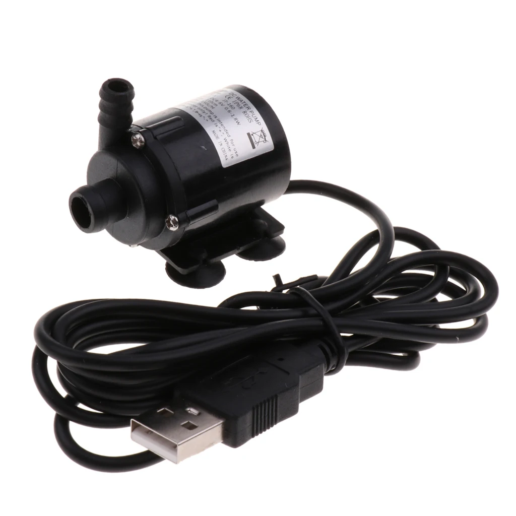 Погружной водяной мини насос 1 шт. DC 12 В USB 280 л/ч для бассейна|Кронштейны мониторов|