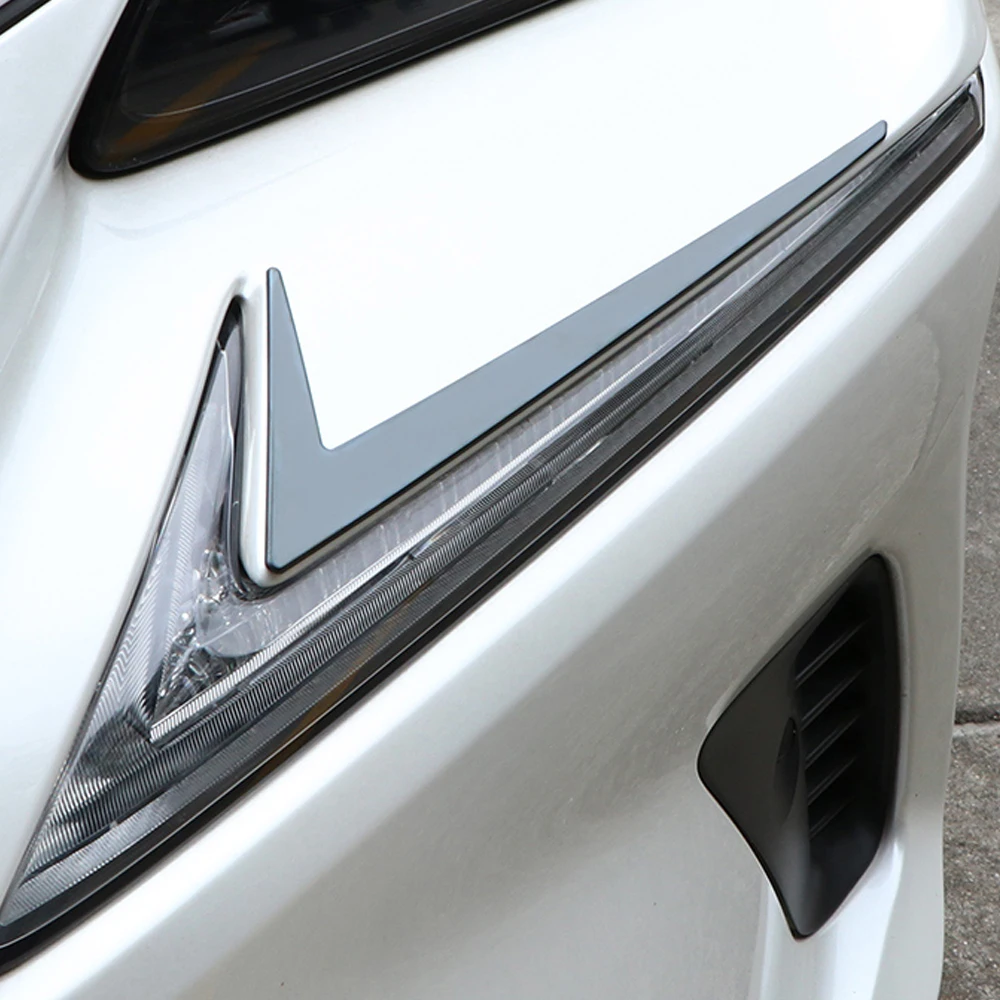 Gelinsi для LEXUS NX200 NX300 NX300h, автомобильный Стайлинг, передний светильник, головной светильник, накладка, рамка, хромированная наклейка, внешние аксессуары