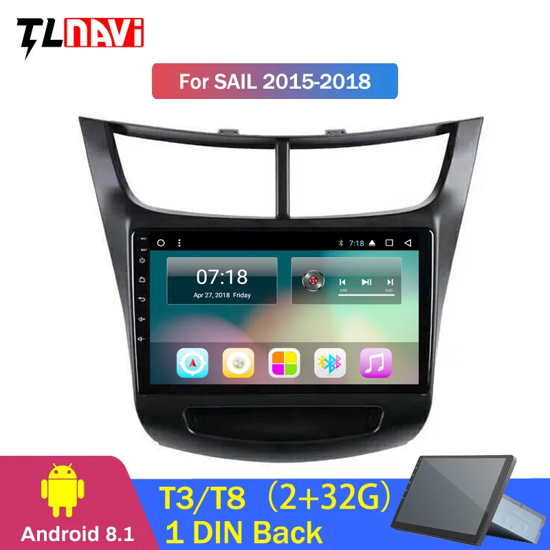 Best 2G RAM 32G ROM 9 inch Android 8.1 car multimedia system for Chevrolet Sail 2015-2018 car gps radio navigation 1