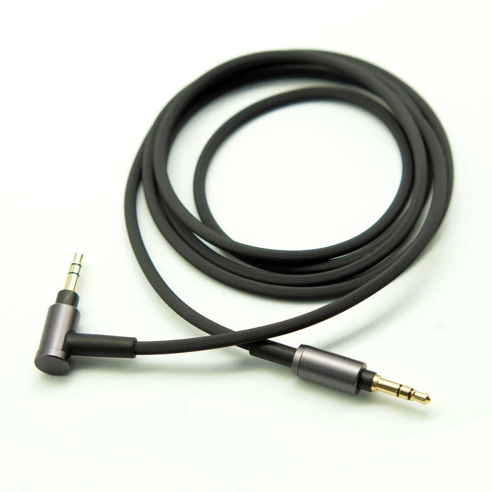Black Обновленный кабель аудио кабель для sony WH-1000XM3 XM2/H900N MDR-1A H800 для sony MSR7/1rmk2/100AAP/100abn гарнитура аудио Draad - Цвет: Black